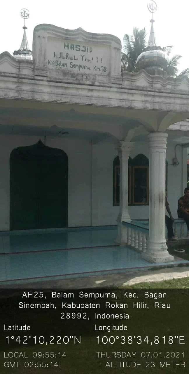 Ilustrasi Geolistrik Air Tanah Rokan Hilir: Survei Masjid Nurul Yakin