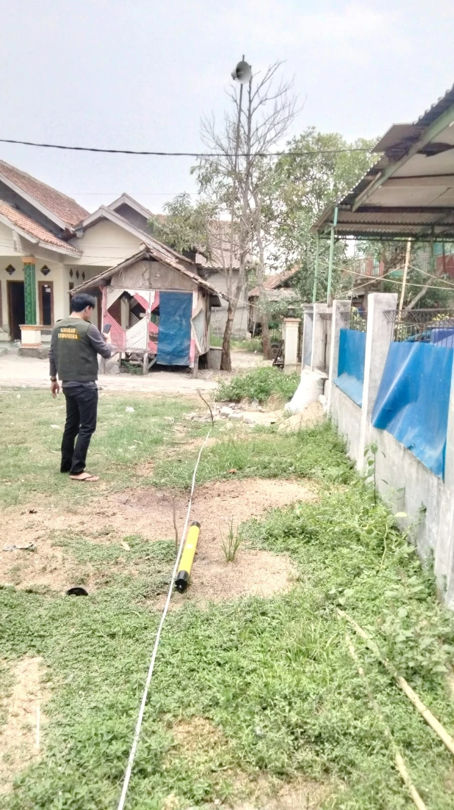 Ilustrasi Deteksi Air Tanah Desa Koper, Kresek Tangerang