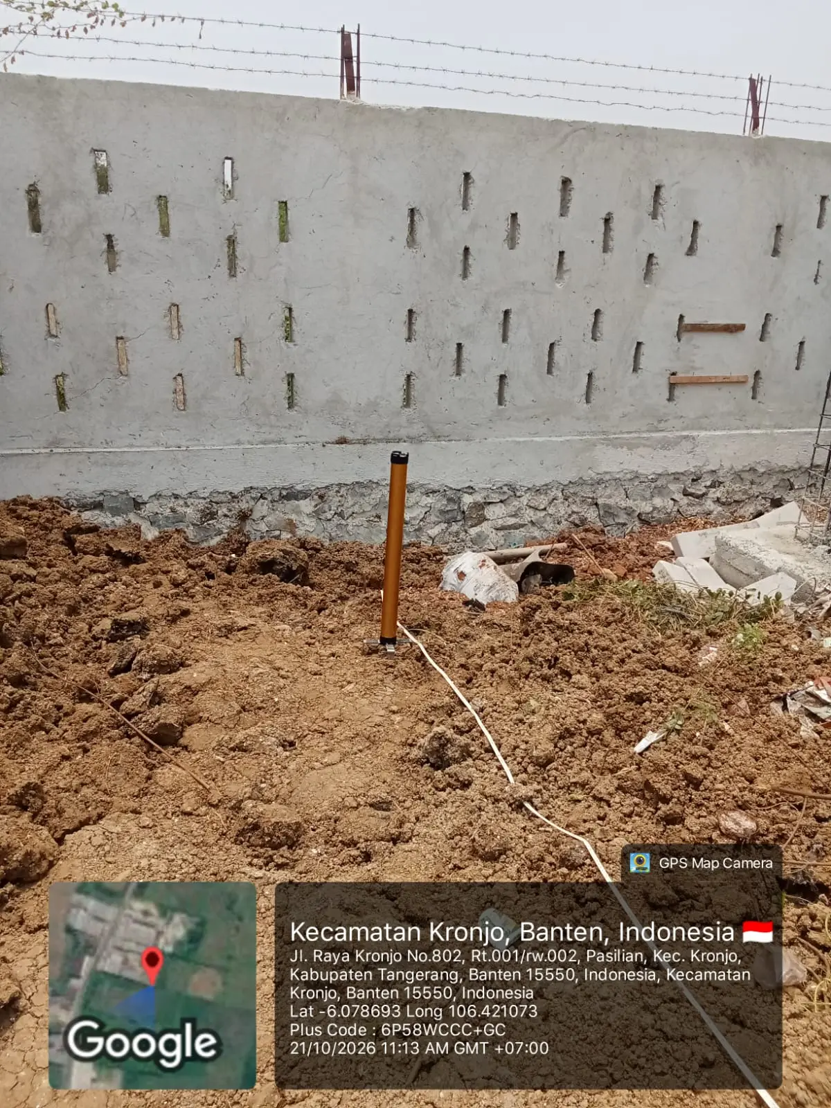 Ilustrasi Geolistrik Pesisir Pasilian, Tangerang